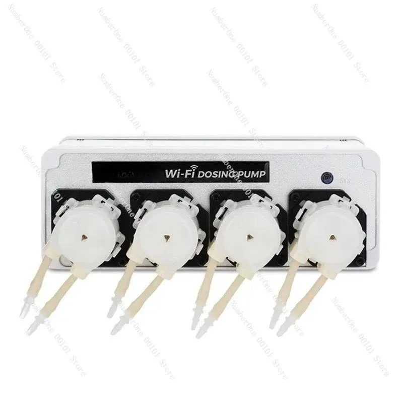 WiFi Aquarium Dosing Pump 4 Channel Peristaltic Titration Pump for Reef Calcium KH Trace Elements