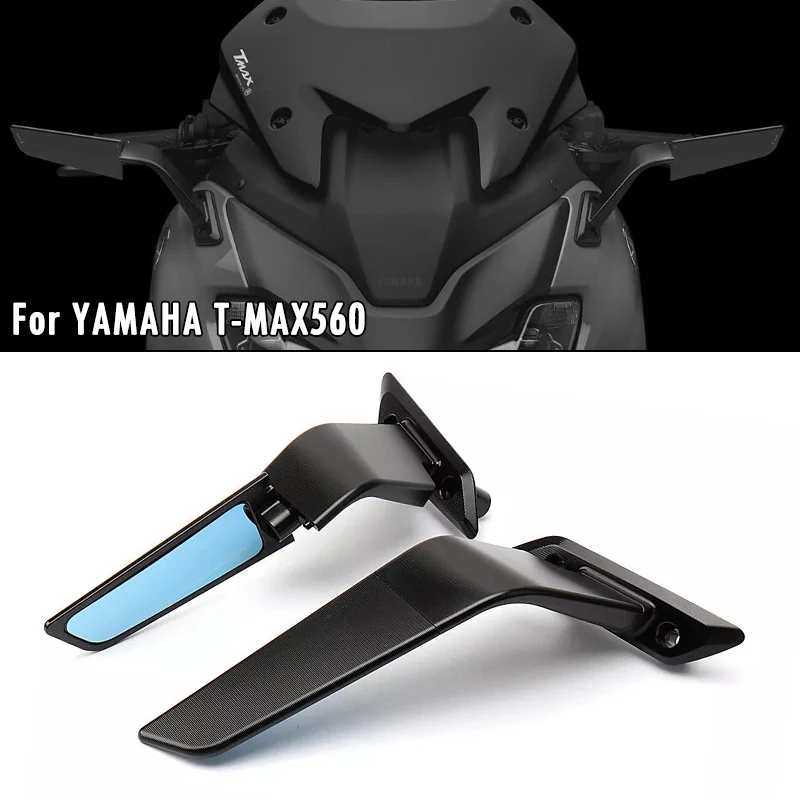 

or YAMAHA T-MAX TMAX 560 Tech Max TMAX560 T-MAX560 2022-2025 Adjustable Rotating Reversing Side Mirror Stealth Rearview Mirrors