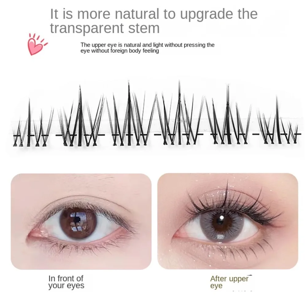 10 arrangieren 3d falsche Wimpern super weiche Ultra-Wispies Wimpern keine Notwendigkeit für Kleber handgemachte gefälschte Wimpern Wimpern verlängerung