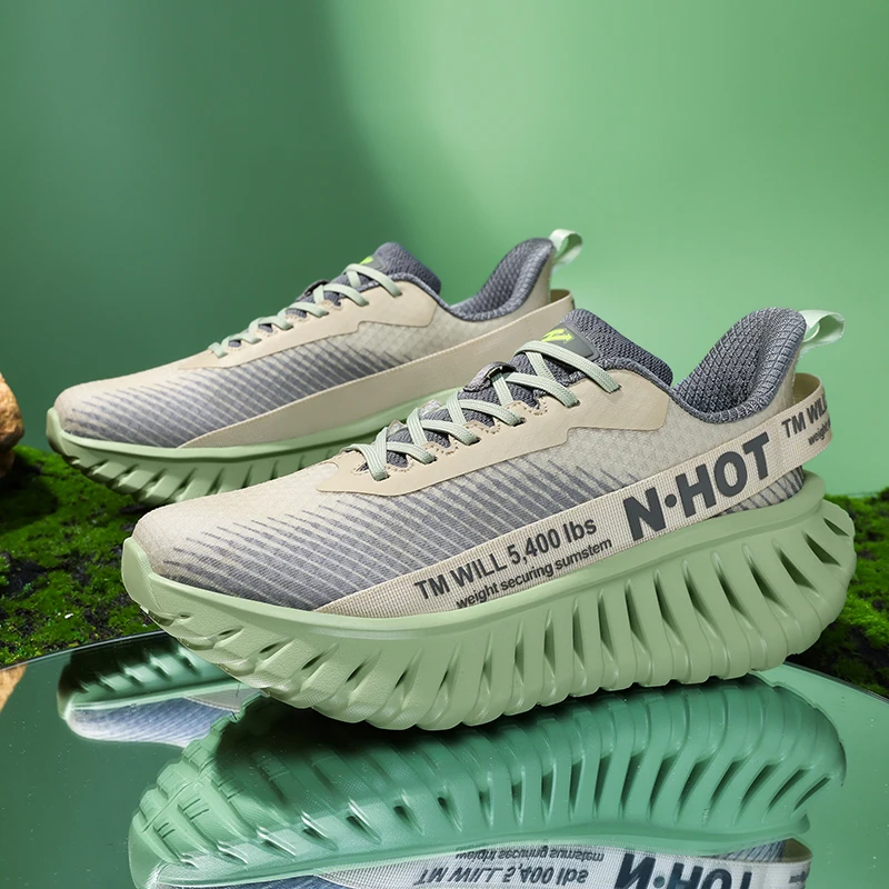 2026Men's Cushioning Running Shoes Lightweight Athletic Casual Sneakers Male Non-Slip Sports Shoes Outdoor Travel Walking Shoes