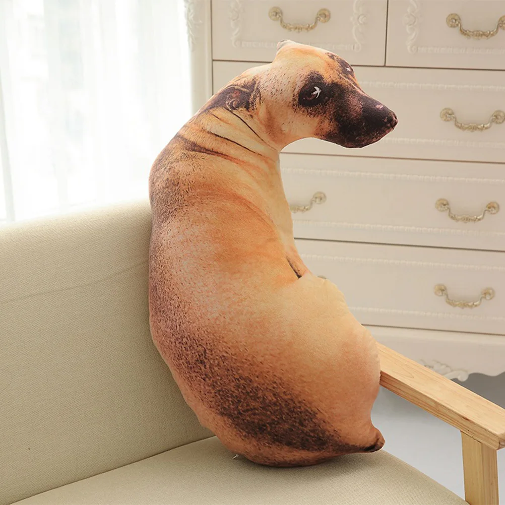 

1PC 50CM Fun Simulation Dog Pillow 3D Plush Cushion For Home Decoration Gifts