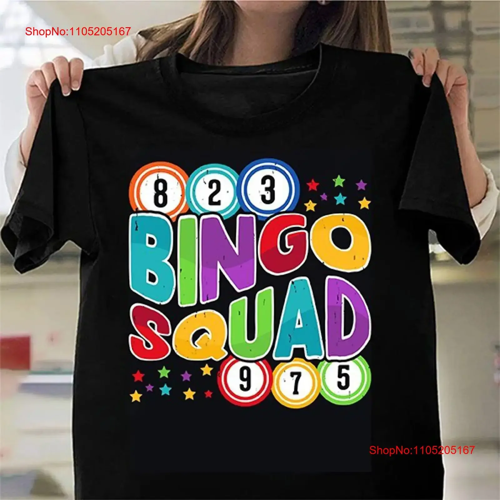 

Funny T Shirt BINGO SQUAD Player Matching Game Night Team Top Present vintage Washed graphic homme Versatile designer clothes
