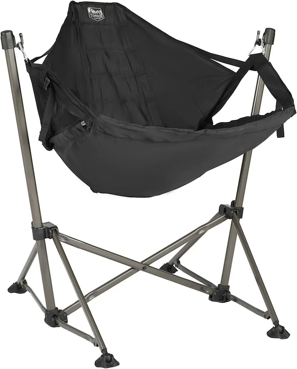 

Portable Hammock Camping Chair, Padded Folding Swing Hammock Chair with Stand, Heavy Duty Hammock Camp with Carry