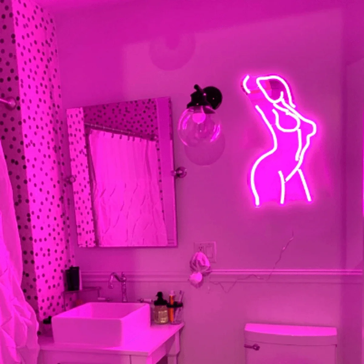 Sexy Girl Women Body Back Neon Lights for Bedroom Gaming Room Bar Club Home Birthday Party Decor For Windows Wall Doors LED Sign