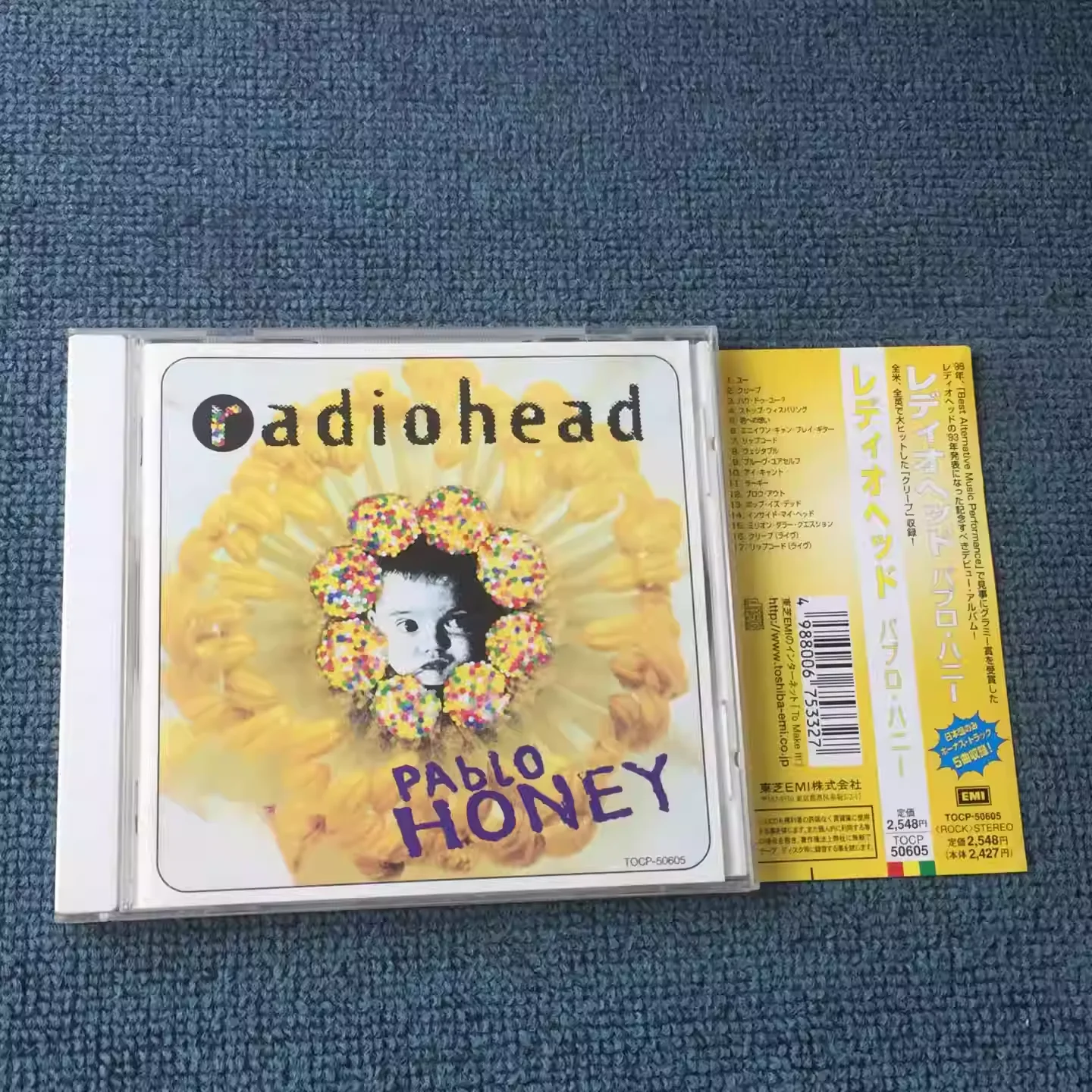 

CD Alternative Rock Britpop Album XLCD779 Radiohead Music CD Pablo Honey 1993 Debut Studio Album Cosplay Soundtracks Box Gift