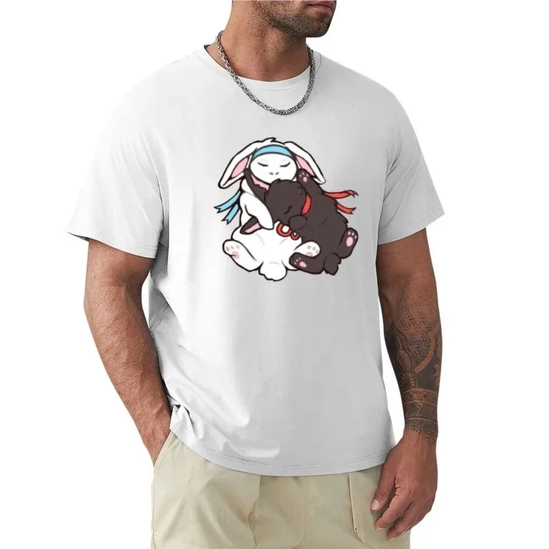 Wangxian Bunnies T-Shirt aesthetic clothes oversizeds korean fashion clothes for men