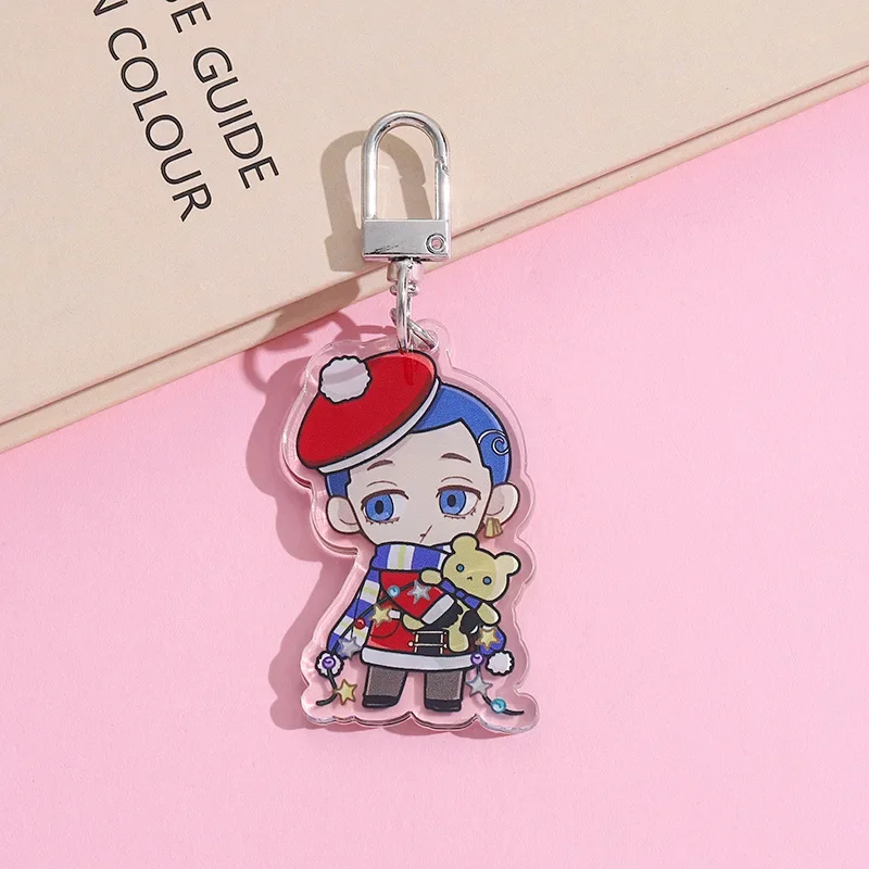 Anime Keychains Tokyo Seeks Retaliate Cosplay  Manjiro Sano MIKEY Draken Kawaii Bag Cartoon Doll Pendant Fans Collection Keyring