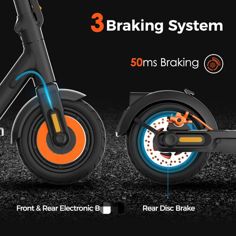 AQScooter Hilly Area Riders,Dual Motor Inmotion Climber Electric Scooter for Adults