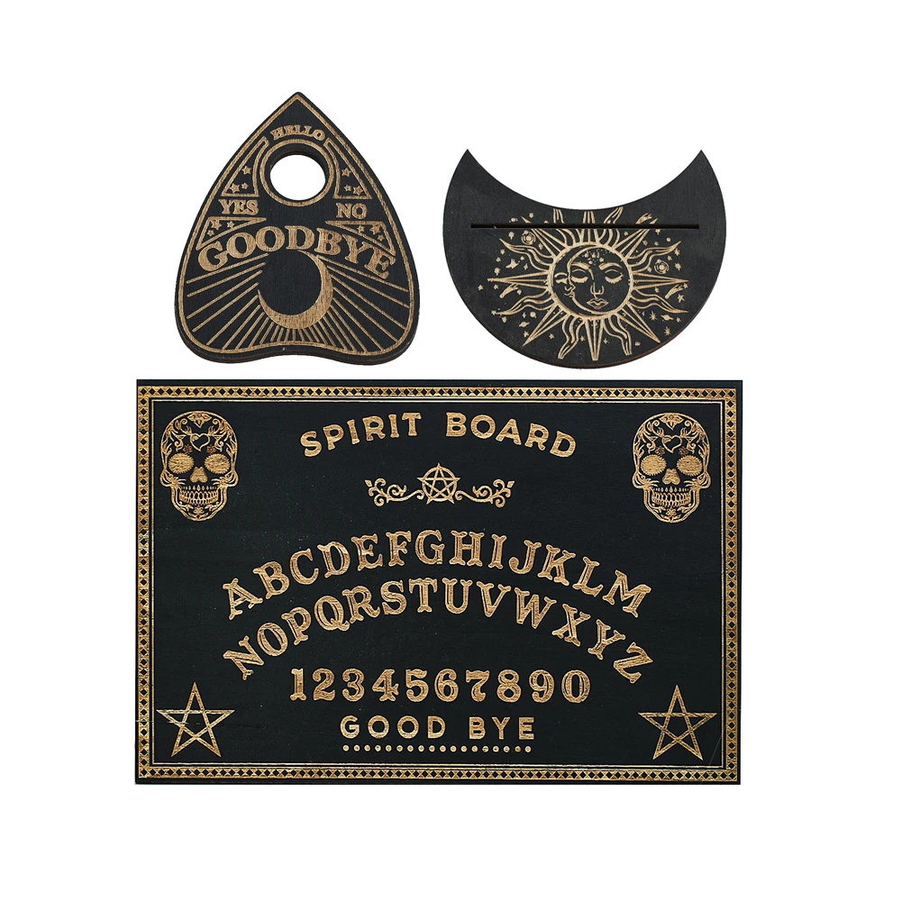 Sarkaç Divination Ouija kurulu oyunu ahşap metafizik mesaj Dowsing