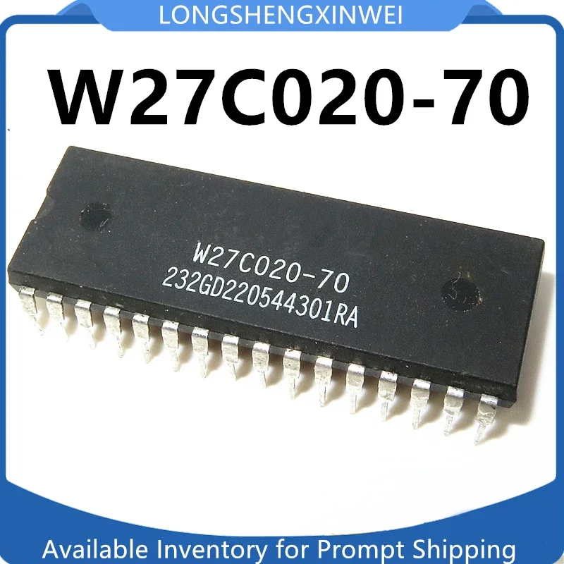 1PCS New Original Spot W27C020-70 W27C020 Direct Plug DIP32 Electric Erase Memory Single-chip Computer Programmable