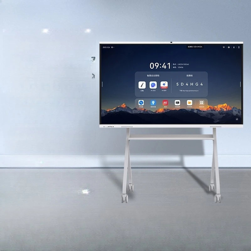 

Touch screen conference flat screen display office large screen touch teaching