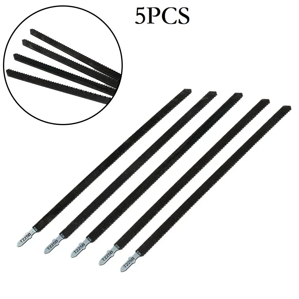 

5pc T225B 250mm HCS T-Shank Jigsaw Blades Reciprocating Saw Blade Multi Saber Blades For Wood Metal Cutting Woodworking Tools