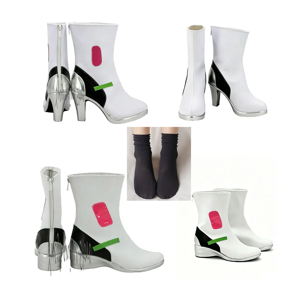 Customized-2 Styles OW D.VA Cosplay Shoes Boots Custom Made Halloween Party Costume Accessories