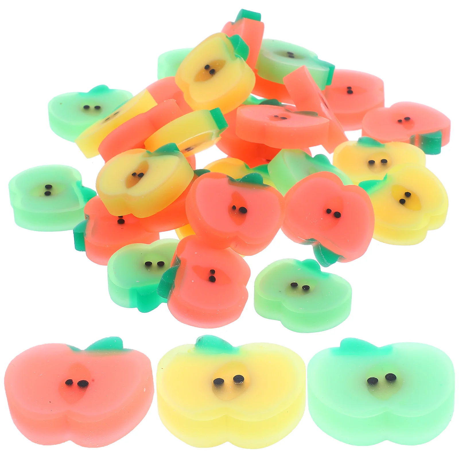 32 Buah untuk Penghapus Buah Penghapus Makanan Anak-anak Karet untuk Penghapus Perlengkapan Kantor Kelas Anak-anak Alat Tulis Siswa
