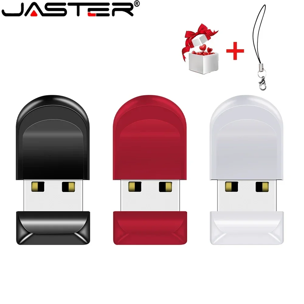 

Super Mini Metal USB Flash Drive 128GB Free Chain Pen Drive 64GB Black Red White Memory Stick Creative Business Gift U Disk 32GB