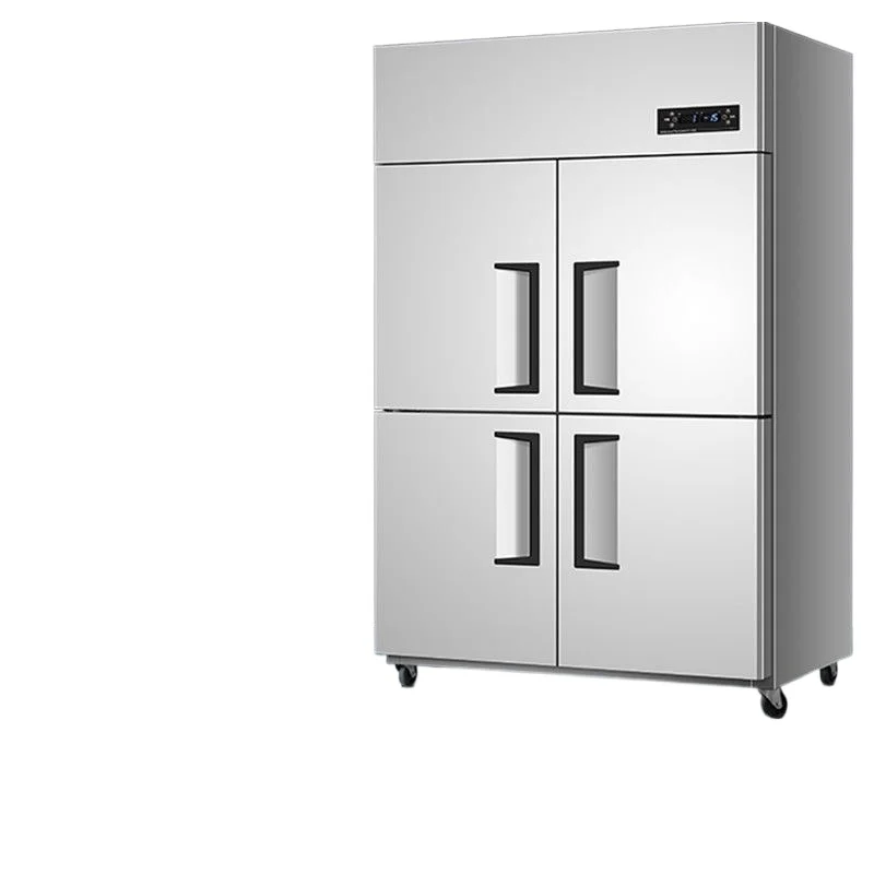 Refrigerator commercial refrigeration and freezing double temperature fresh-keeping four or six freezers y
