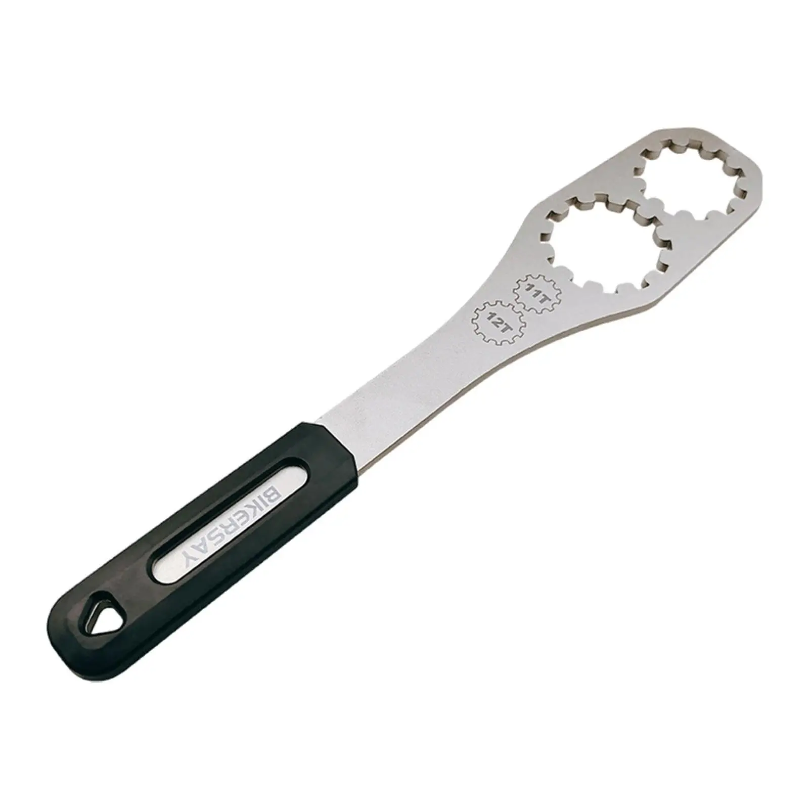 

Silver Stainless Steel Bike Freewheel Removal Tool Auxiliary Wrench for Bicycle Crank Arms and Bottom Bracket Adapter