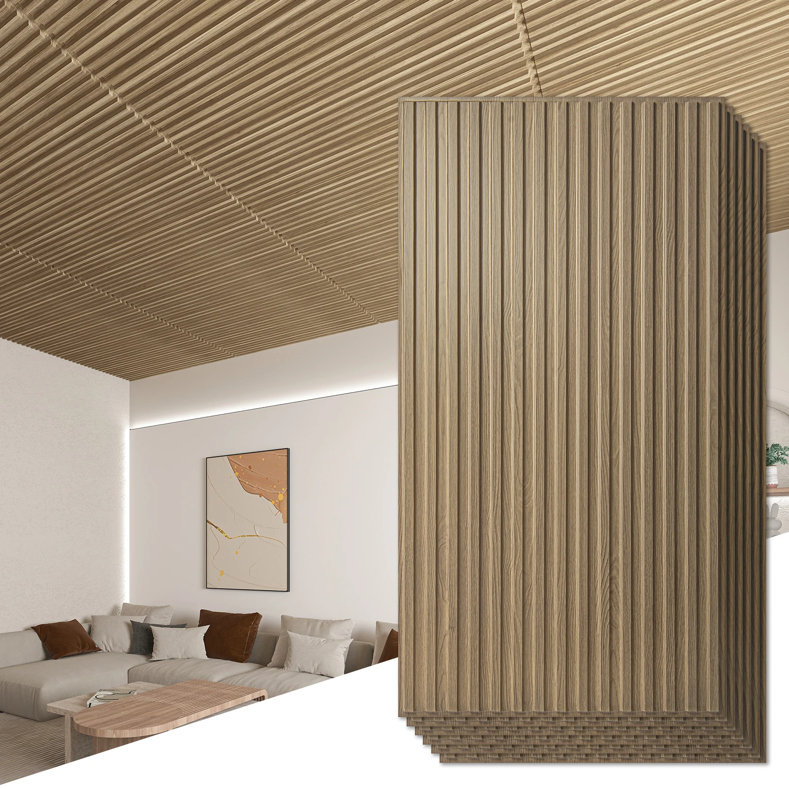 

Art3d, 12 упаковок, 3D настенные панели pat Design для внутреннего декора стен, декоративная плитка из ПВХ 2x4 футов
