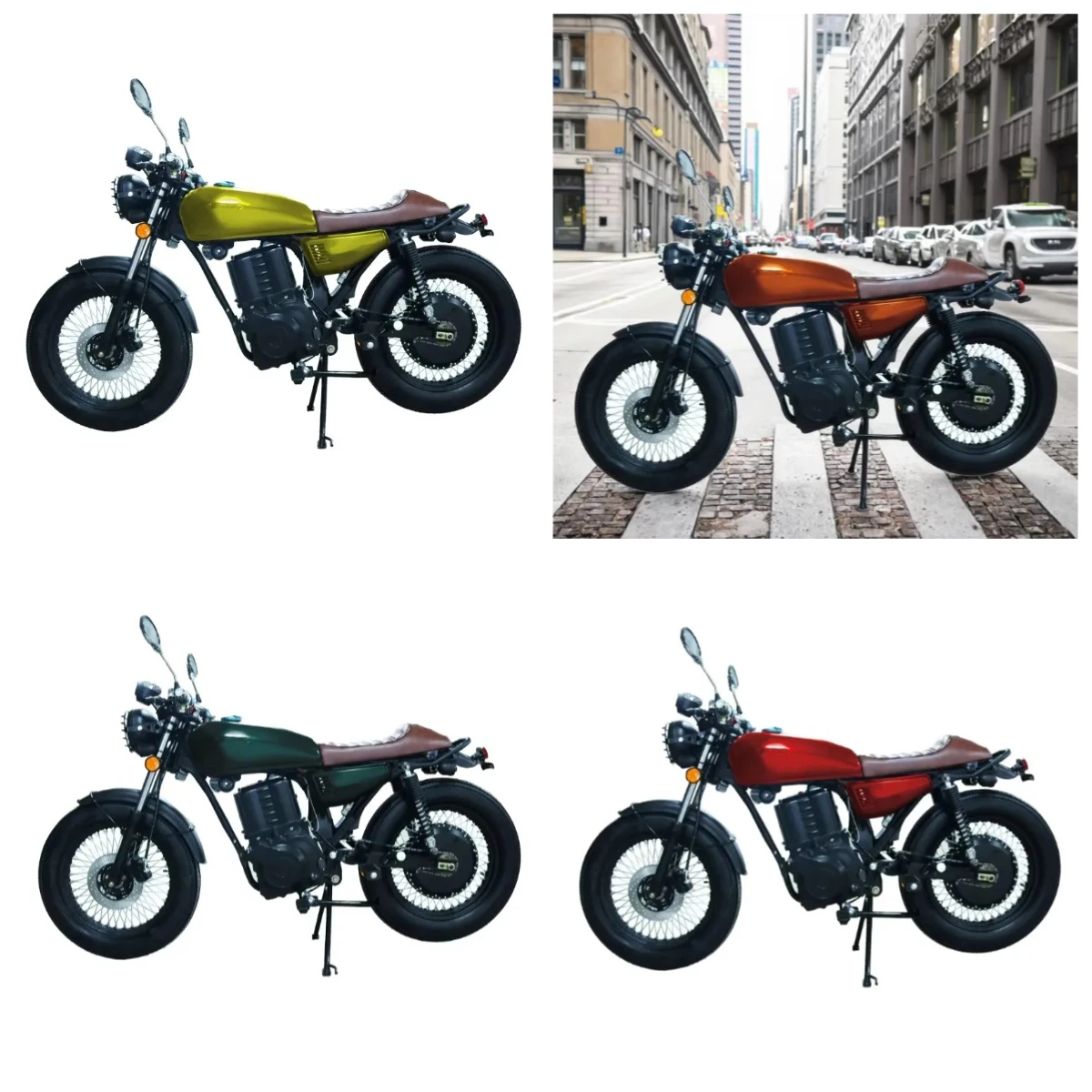 

2025 Новейший модифицированный электрический скутер в стиле ретро, бесщеточный двигатель с широкими шинами, максимальная скорость 50 км/ч, ЖК-дисплей IP65, 150 кг для Европы W