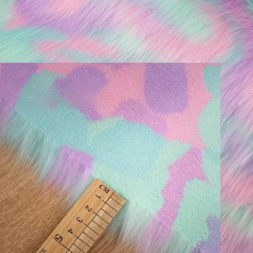 

Утолщенная плюшевая ткань с имитацией лисы для одежды, меховой воротник, шарф ручной работы «сделай сам», декоративный ковер, ткань для шитья своими руками