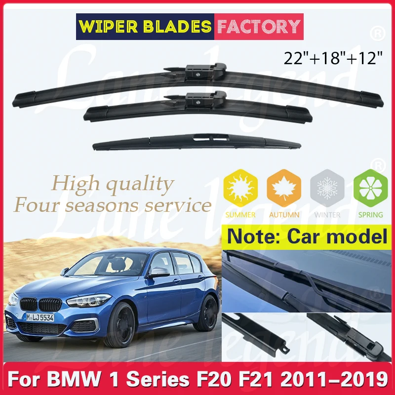 

Car Front Rear Wiper Blades For BMW 1 Series F20 F21 2011 - 2019 114i 116i 118i 120i 125i M135i M140i 116d 118d 125d Windshield