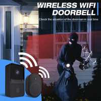 2.4G WiFi Video Doorbell 480P Smart Door Bell Outdoor Wireless Intercom Camera Home Security Monitoring Night Vision Doorbell
