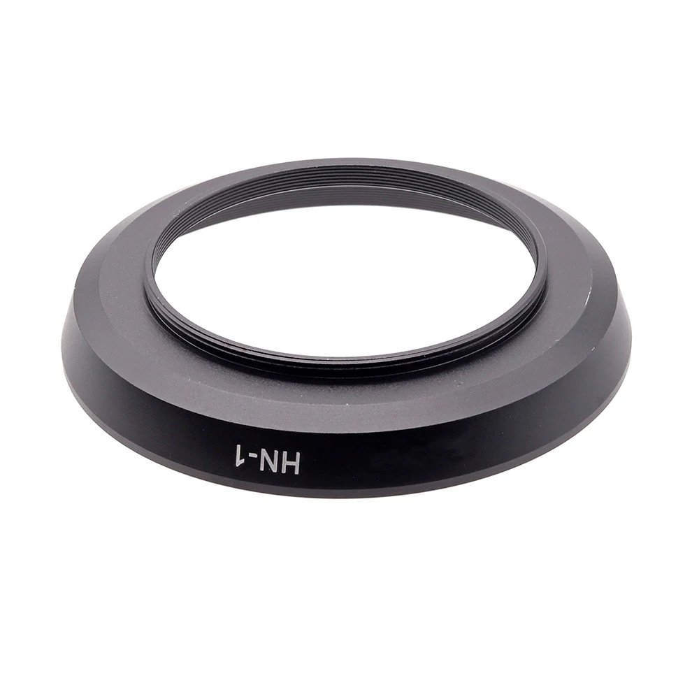 Metal Lens Hood HN-1 Compatible with Nikon AF 24mm f/2.8D Black Photography Lens Shade Replacement
