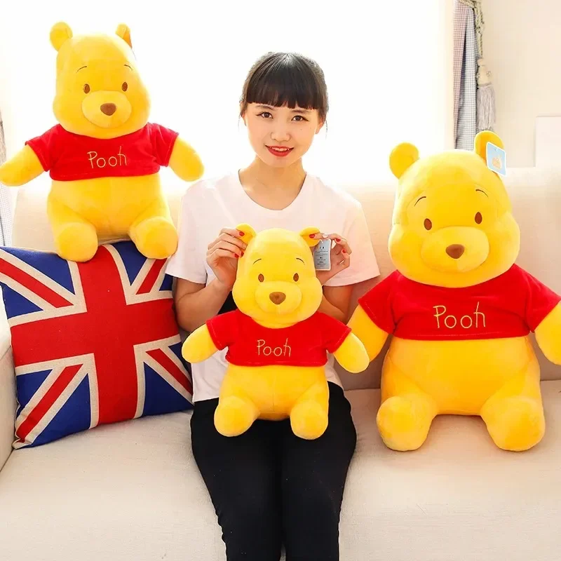 1/10pcs 23cm Disney Stuffed Winnie The Pooh Stuffed Plush Toy Cartoon Anime Doll Claw Machine Doll Gift for Girlfriend Birthday