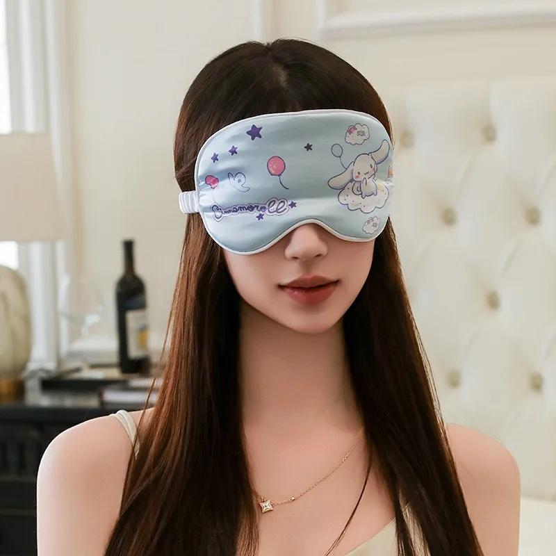 

Шелковая маска для сна для женщин и мужчин, повязка на глаз с принтом, кран с повязкой на глаза, портативная ночная маска для сна, мягкая подушечка для глаз