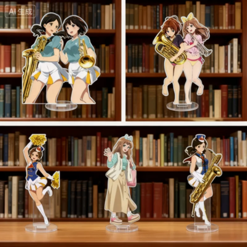 Anime Sound! Euphonium Cosplay Acrylic stand standing Desk decoration Tanaka Asuka Oumae Kumiko Kousaka Reina Figure Gift