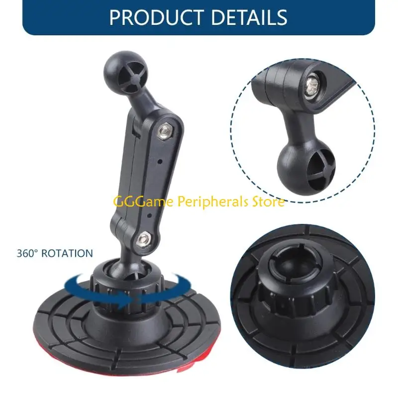 U55B 17mm Ball Joint Perekat Telepon Pemegang Dasar Universal Telepon Mount Aksesoris