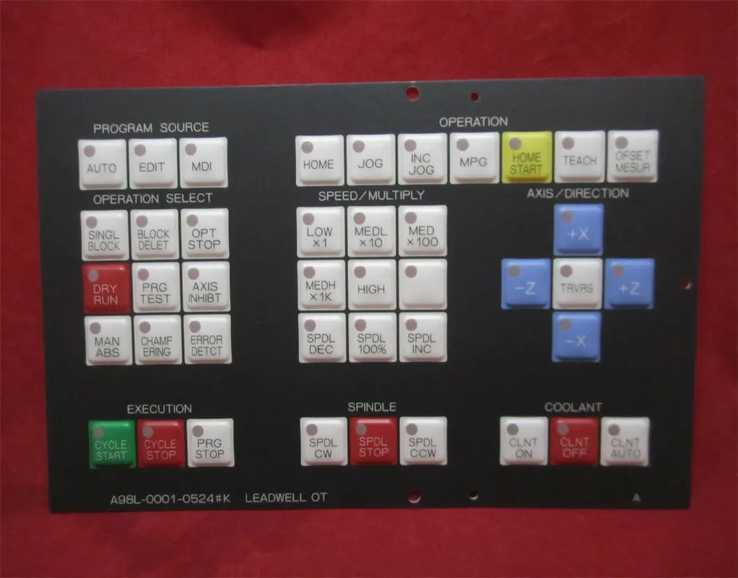 

Brand new A98L-0001-0524#K A98L-0001-0524#J Membrane Keysheet Keypad A98L00010524K One-year warranty