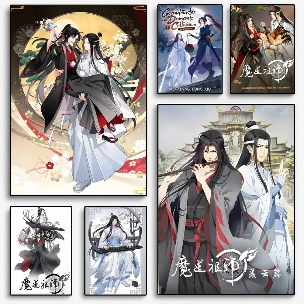 Chinese anima Mo Dao Zu Shi Anime Poster Room Home Decoration Interior Wall Art Printing Garage Posters Gift