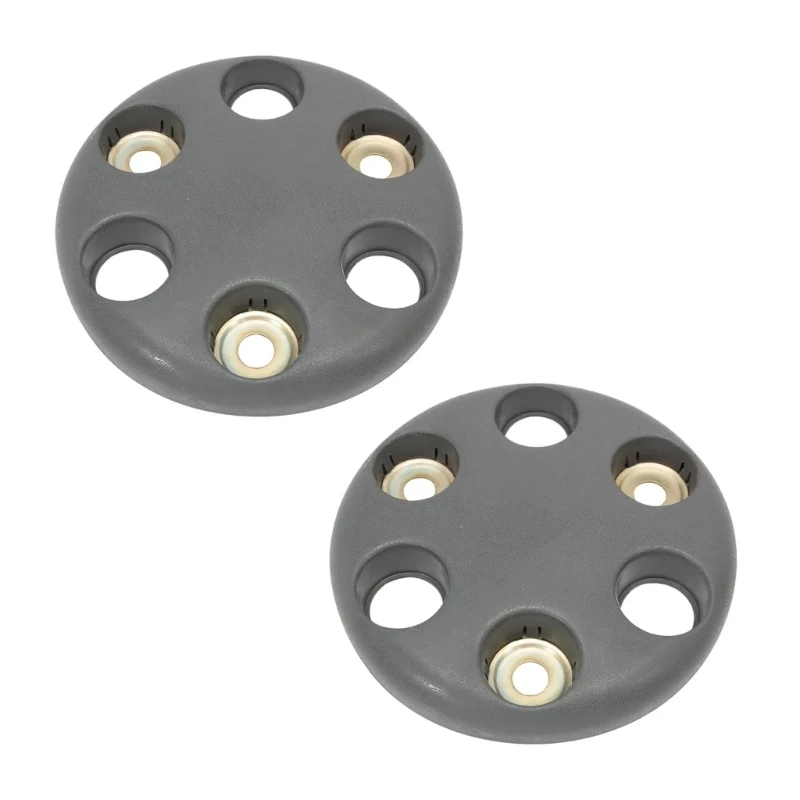 M76E Graues Radzierblenden-Abdeckungsset für Daily 1999–2013, Paar aus 2 Kunststoff-Clip-In-Abdeckungen, 24,8 und 9,76 Zoll – Detail 1
