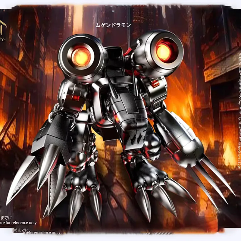 20 см фигурка Digimon Mugendramon, фигурка Dark Masters, красная, черная, аниме, фигурка, модель, статуя, коллекция кукол, украшения, игрушки, подарок ﻿