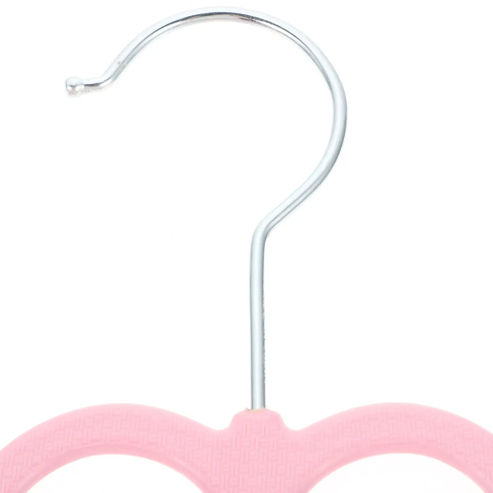 10 Pcs Love Clothes Hanger Heart Shape Plastic Coat Rack Non Slip Hangers Simple Design Portable Garment Hanger Practical