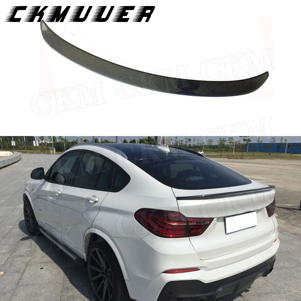 

CKMUUER 3D стиль, задний спойлер из углеродного волокна, крылья багажника для BMW X4 F26 M 2014-2017, автомобильный Стайлинг, аксессуары из FRP, комплекты кузова