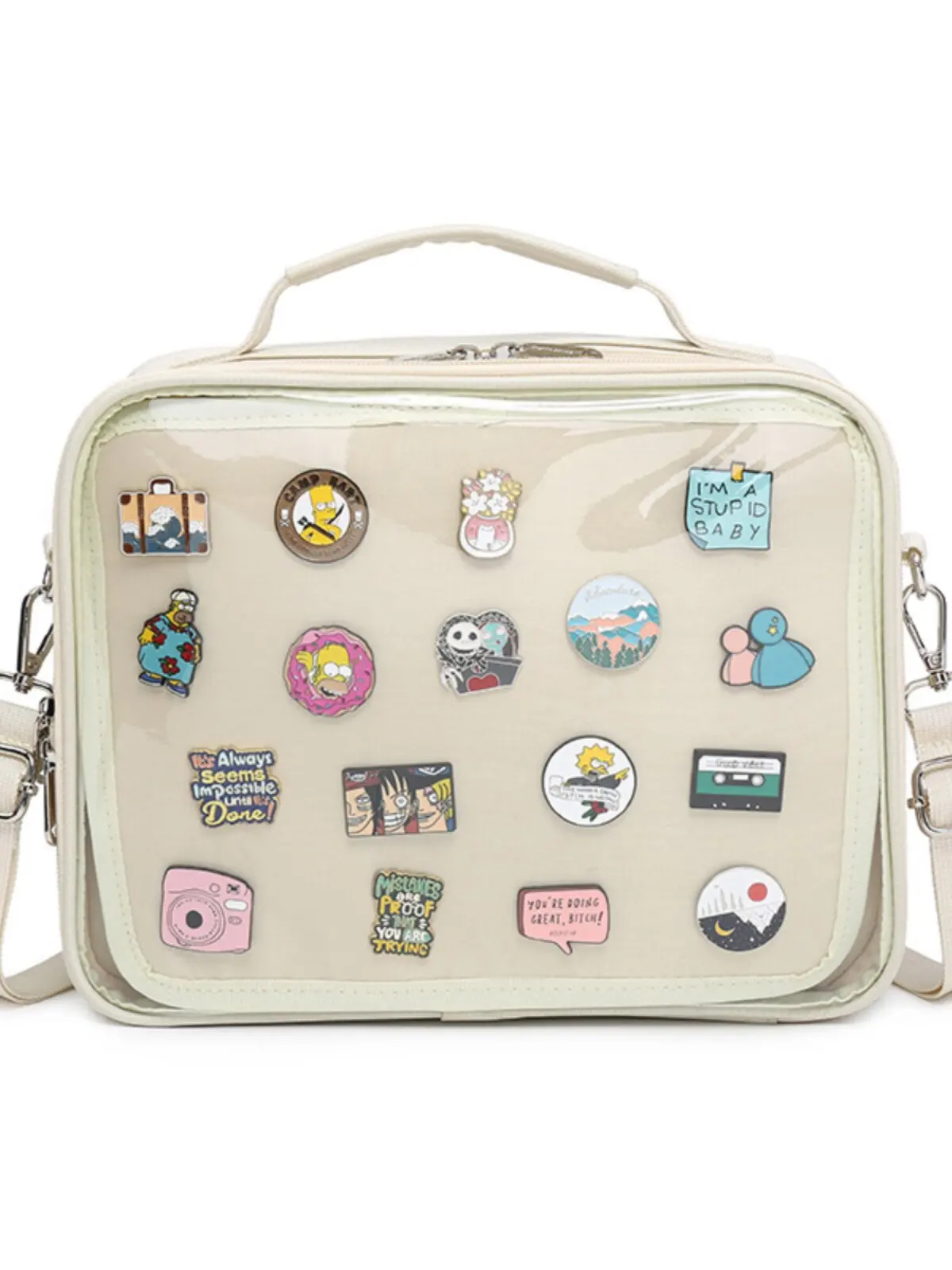 Original Design Oxford Cloth Large Food Volume Bar Lta Bag Neutral Wind Daily Commute Oblique Span Bag Backpack for Women