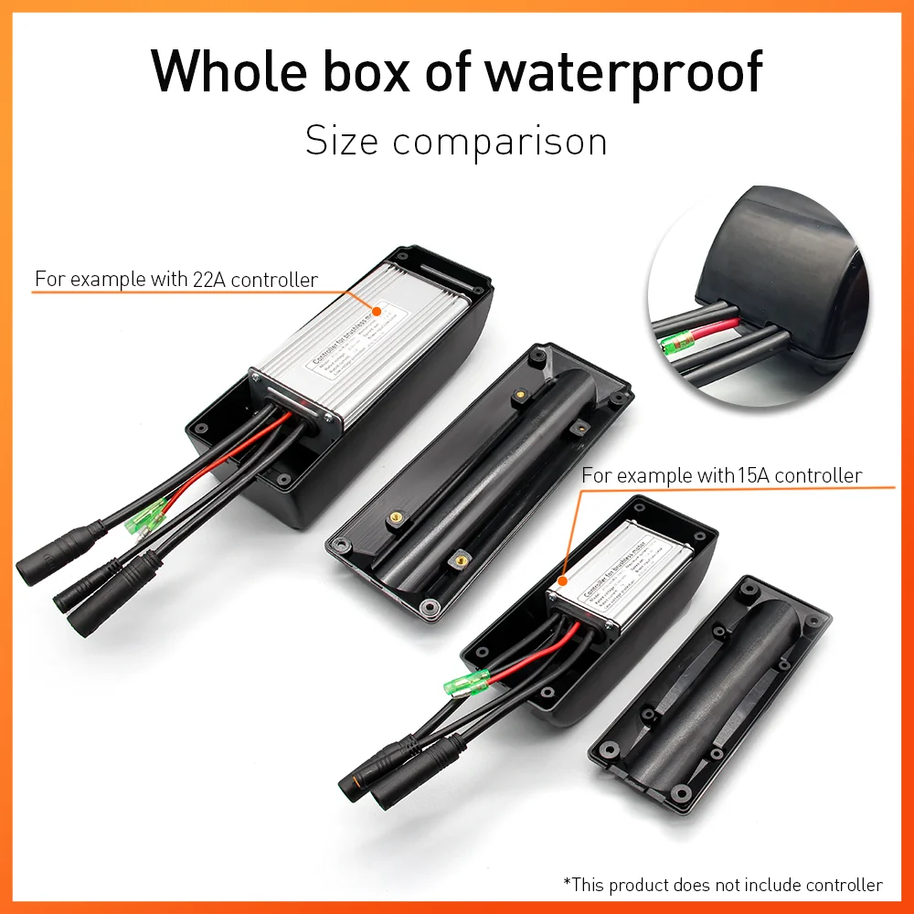 Electric Bicycle Controller Box/Bag Ebike Controller Case Conversion Kit Large/Small Size Controller Box/Bag Ebike Controller