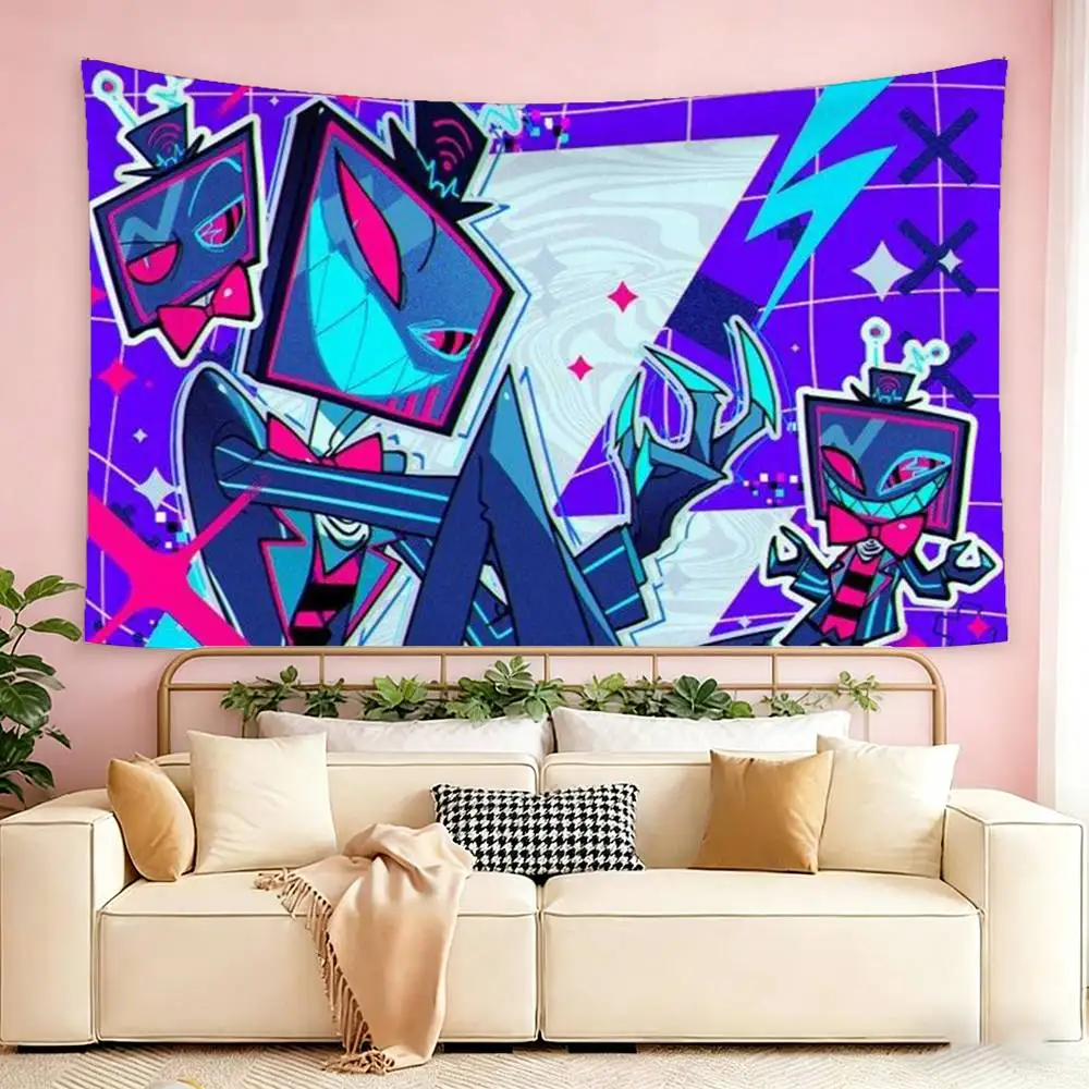 H-Hazbin VOX H-Hotel Trust Us Flags Suitable For Party Club Outdoor Interior Wall Decoration Banner Fans Gift
