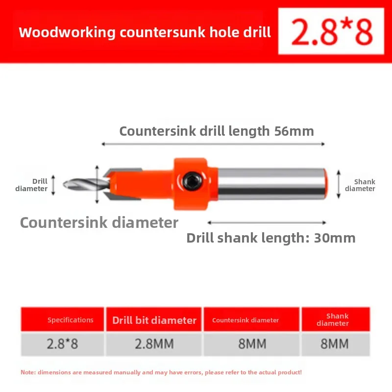 Countersink Drill Bit Set, Woodworking Sink Hole Drill Bit for Screw Installation
