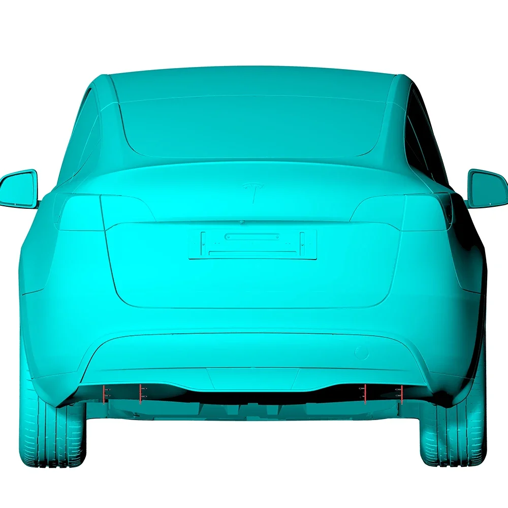 

For Tesal Model Y 2019--2023 Year Rear Diffuser Bumper Lips Spoiler Splitter Body Kit Accessories