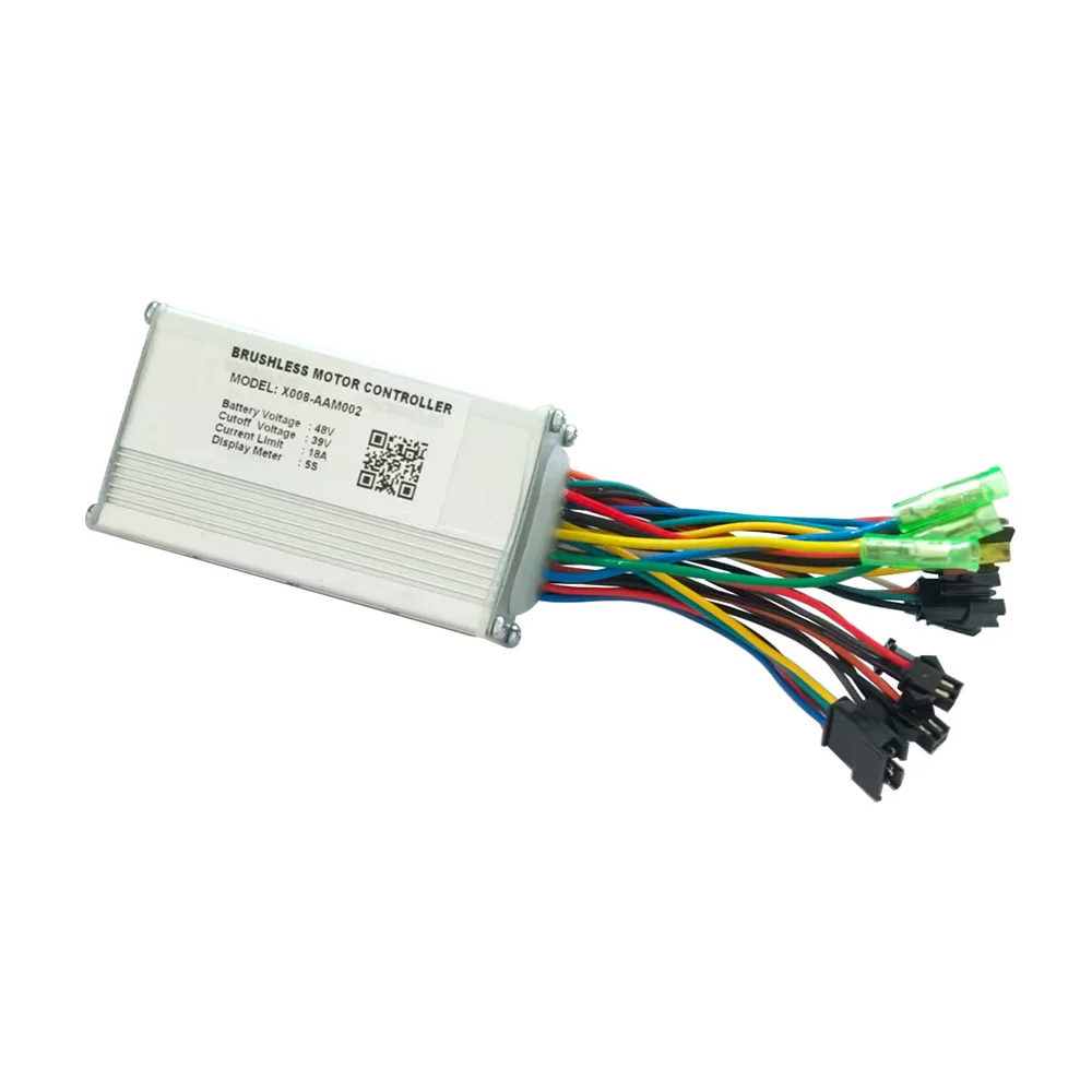 

X008-AAM002 48V E-bike Brushless Motor Controller 18A for 5S Protocol Display Electric Scooters MTB Fat Bikes Accessories