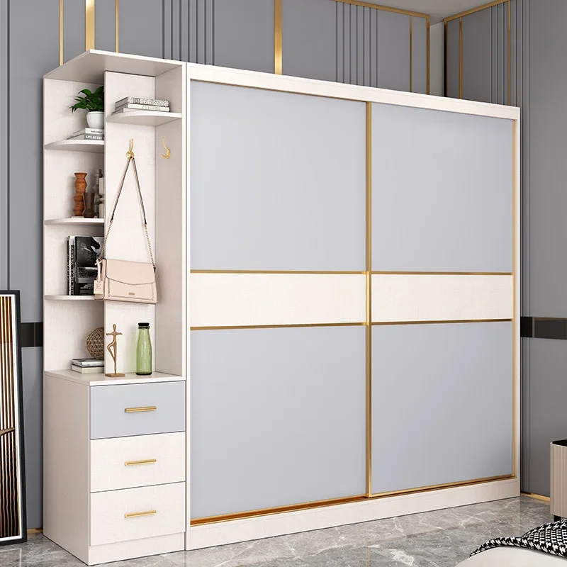 

Trendy Modern Wardrobe Clothes Luxury CompactWooden Bedroom Closet Armable Storage Hotel Princess Office Ropero Salon Furniture
