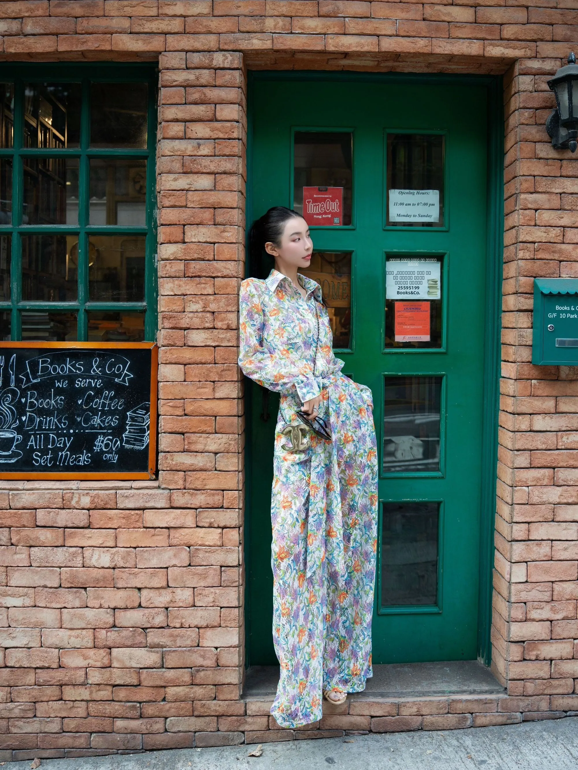 

Nothing Nine Arnofen позиционирующий принт, кружевные широкие брюки, женские повседневные брюки премиум-класса, кружевной материал с цветочным принтом