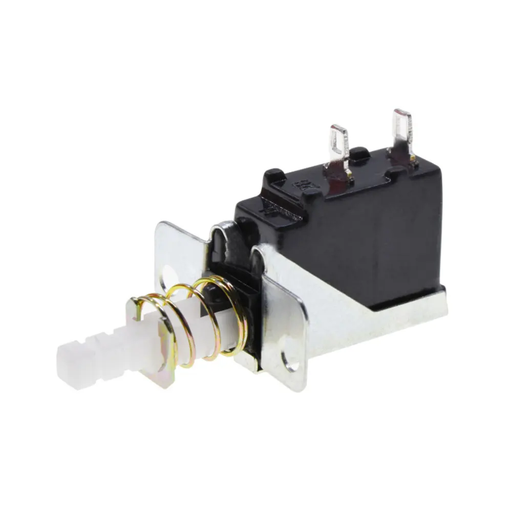 1-5Pcs Straight Key Self-Locking switch KCD-A10 SW-3 A04 Power Switch 2Pin Outer Spring 5A For Range Hood