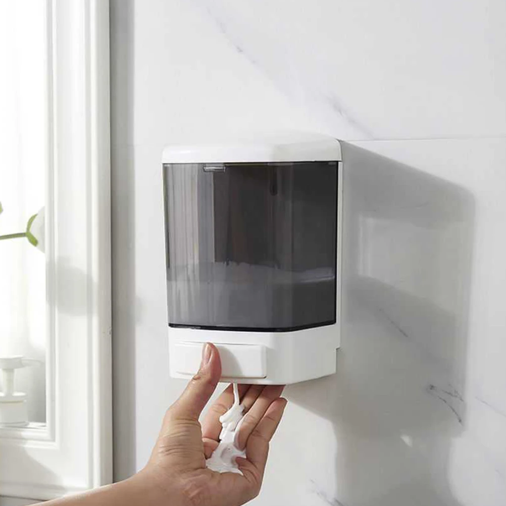 

1000ml Manual Soap Dispenser Wall Hanging Shampoo Shower Gel Soap Container Household Merchandises For Hotel Kitchen Bathrooms