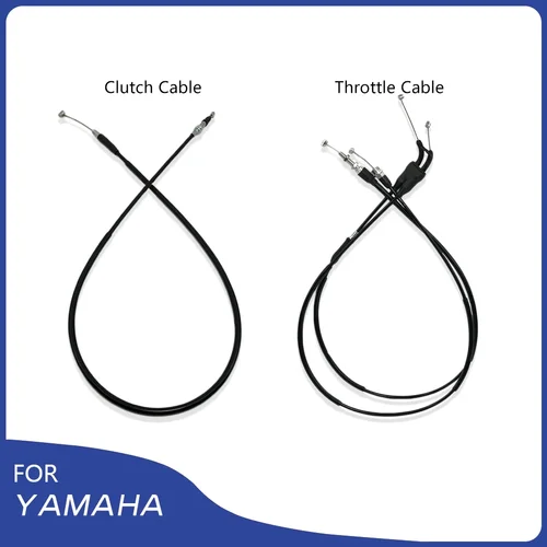 Imagen 1 del producto Para YAMAHA 03-19 Cable de embrague de acelerador de motocicleta YZ250F YZ450F WR250F WR450F YZ250FX conjunto de Cable de acelerador de embrague alargado