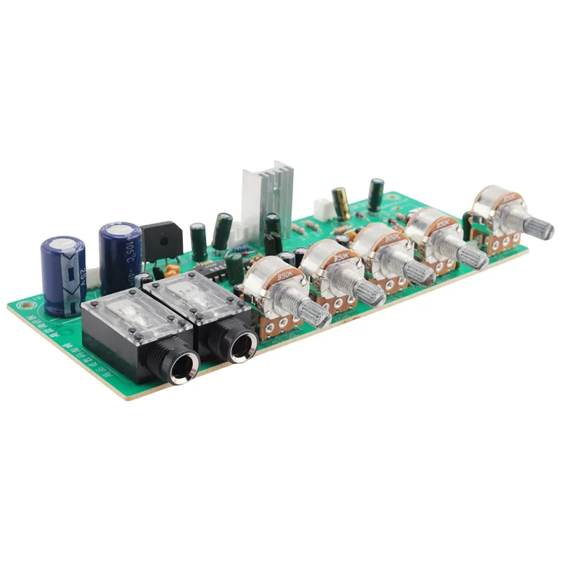 A98Z цифровой микрофонный усилитель, тональная плата PT2399, плата предусилителя для караоке-реверберации, двойной AC12-15V