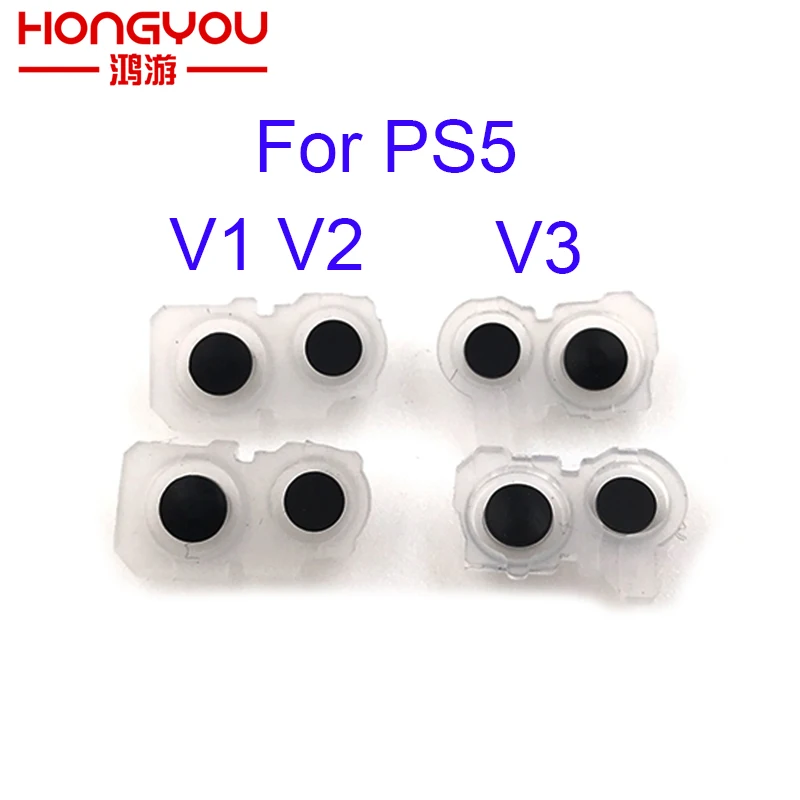 لوحة أزرار لاصقة مطاطية موصلة من السيليكون ، PS5 ، V1 ، V2 ، V3 ، 010 ، 020 ، وحدة تحكم ، L2 ، R2 ، L1 ، R1 ، 20 زوجًا